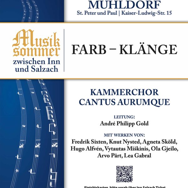 FARBKLÄNGE Mühldorf Plakat